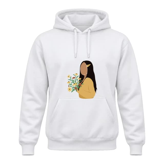 Hoodie — Portrait · Ligne douce
